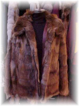 Beaver Fur Jacket With Zipper Beaver Fur Jacket With Zipper