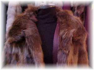 Beaver Fur Jacket With Zipper