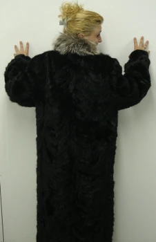 Indigo Fox Fur with Sectional Mink