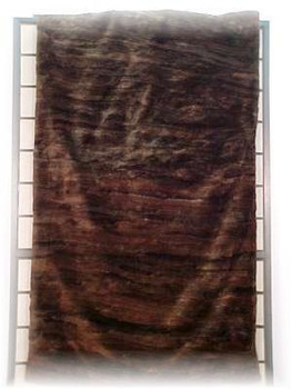 Sheared & Dyed Dark Brown Beaver Fur Blanket Sheared & Dyed Dark Brown Beaver Fur Blanket