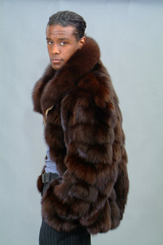 Brown Fox Bomber Fur Jacket Brown Fox Bomber Fur Jacket