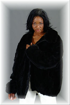 Sheared Mink Fur Bomber Jacket 2 Sheared Mink Fur Bomber Jacket 2