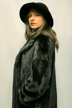 Black Mink Fur Coat Black Mink Fur Coat