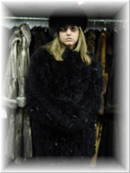 Beautiful Ostridge Feather Jacket