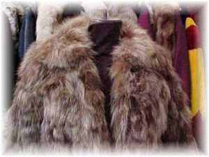 Sectional Raccoon Fur Jacket 1