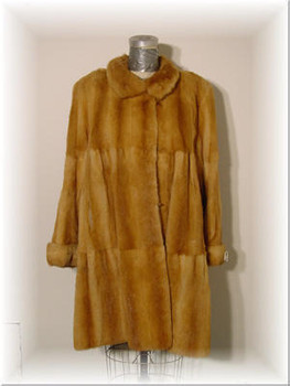 Full Skin Weasel Fur Coat with weasel Fur Collar and Cuffs Vintage Full Skin Weasel Fur Coat with weasel Fur Collar and Cuffs Vintage