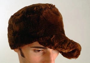 Brown Beaver Fur Style Men's