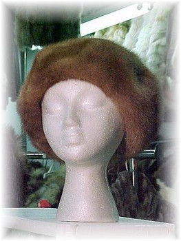 Full Skin Light Pastel Mink Fur Beret Full Skin Light Pastel Mink Fur Beret