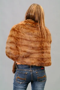 Mink Fur Shawl Vintage