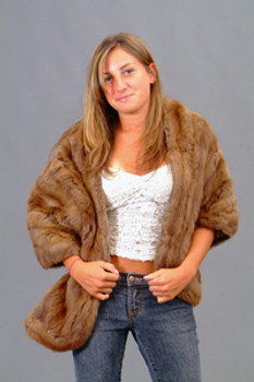 Mink Fur Shawl Vintage