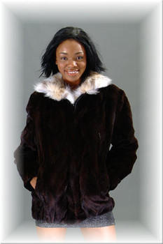 Plus Size Blue Iris Mink Fur Jacket 33487 – MARC KAUFMAN FURS