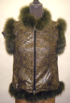 Fox Vest with Snake Design
