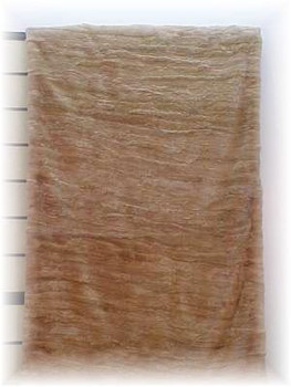 Sheared Natural Light Beaver Fur Blanket