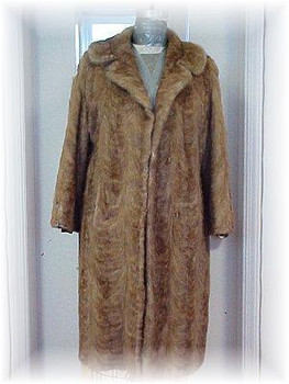 Sectional Mink Fur Coat Sectional Mink Fur Coat