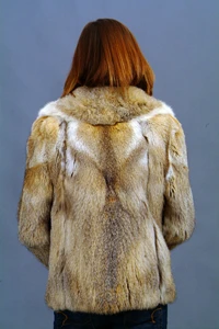 Vintage Fur Coyote Jacket