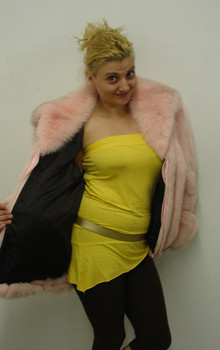 Pink Fox Fur Full Pelt Jacket Pink Fox Fur Full Pelt Jacket