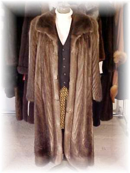 Full Skin Muskrat Design Fur Coat Full Skin Muskrat Design Fur Coat