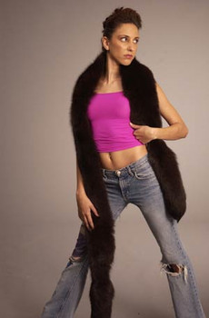 Full Skin Brown Fox Fur Scarf Full Skin Brown Fox Fur Scarf
