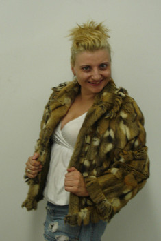 Weasel Design Flair Fur Jacket with Cuffs Weasel Design Flair Fur Jacket with Cuffs