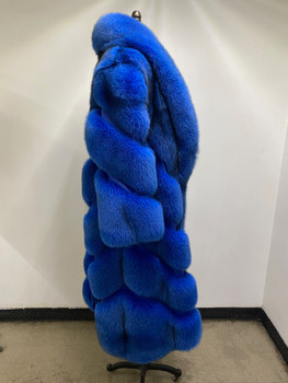 Dyed Blue Fox 52" Leather Inserts Dyed Blue Fox 52" Leather Inserts