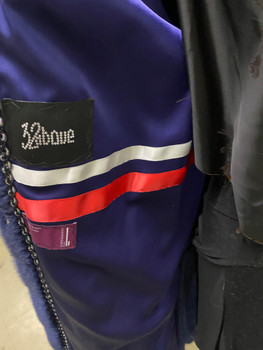 Blue mink red and white mink inserts