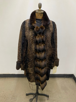 edit for lulu ミンクファーコート mink fur coat ミンクファーコート 9分袖 シルバーフォックスファー デンマーク