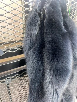 Charcoal Fox Fur Pelt