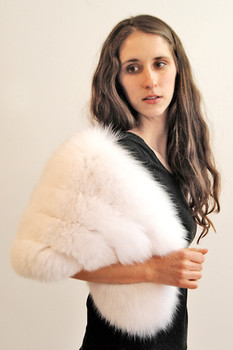 White Fox Fur Stole White Fox Fur Stole