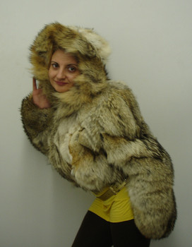 Coyotte Fur Bolero Jacket