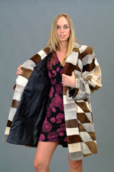 Vintage Fur Multi Mink Jacket Vintage Fur Multi Mink Jacket
