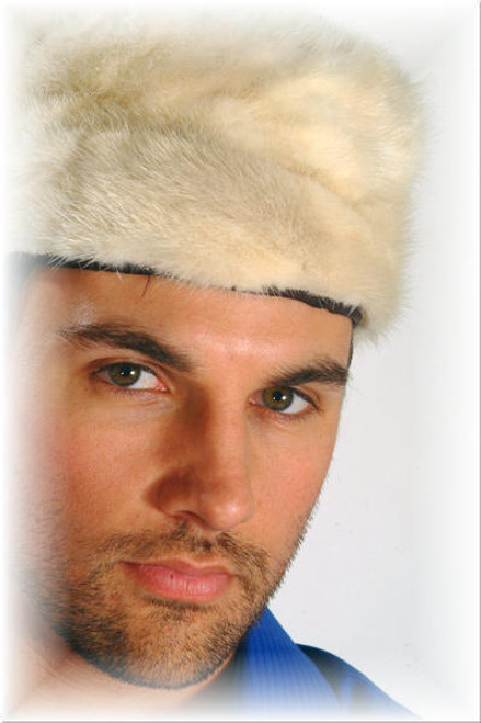 Mink Fur Skully Hat  Design Mink Skully Hat Color:  Cream Fur Origin: USA Manufactured: USA