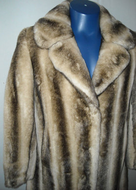 Faux Fur Designer Long Coat Faux Fur Long Coat 48" Long Limited Supply - Order Now