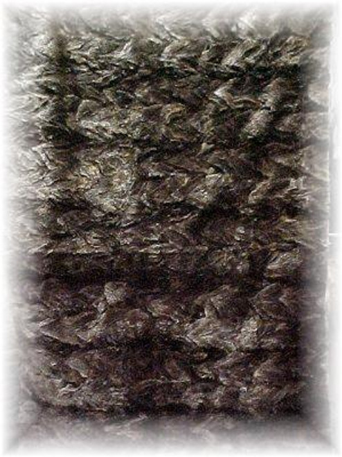 Natural Sheared Beaver Design Fur Blanket  Sectional Design Fur Blanket Sheared Length: ~80 inches Width: ~45 inches Quilted Lining Will Not Shed Fur Origin: North America Manufacturing: USA