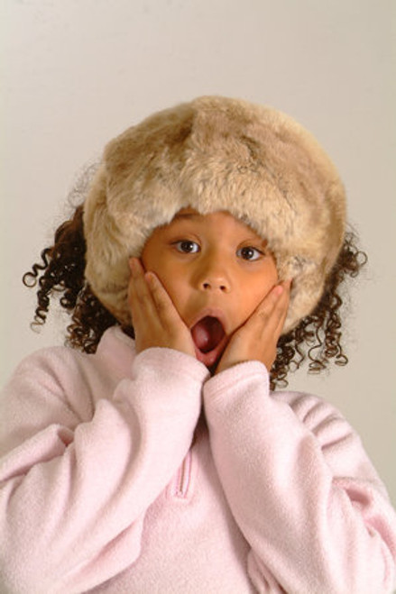 Kids chinchilla Fur Head Wrap  Natural Chinchilla Fur Heawrap Fur Origin: USA Manufactured:  USA