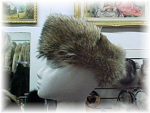 Full Skin Coyote Fur Head Wrap Coyote Fur Head Wrap Genuine Fur Velcro Closure Fur Origin: USA Manufactured: USA