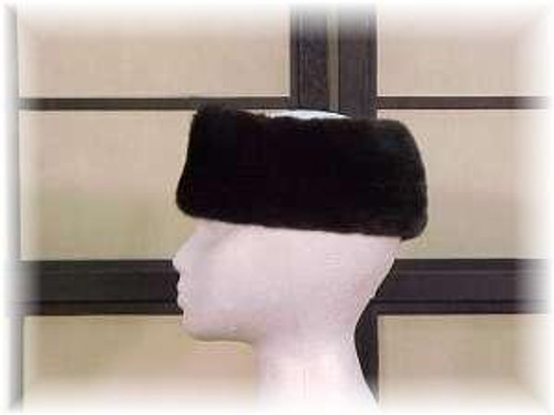 Full Skin Blackglama Ranch Mink Fur Head Wrap Fur Headwrap Highest Quality Blackglama Mink Full Skin Padded Grosgrain Lining Velcro Closure Fur Origin: USA Manufacturing: USA