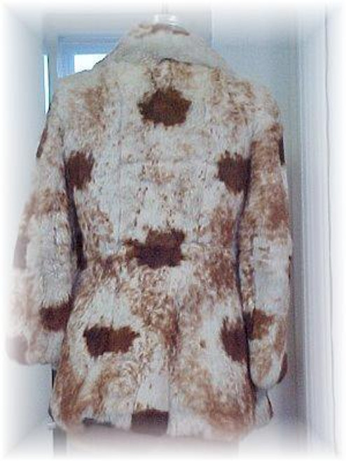 Full Skin Rabbit Fur Jacket Manufacturing: USA Condition: Very Good Sex: Women's Crossback: 14" Sleeves: 26" Length: 27" Sweep: 49" Vintage is a Pre-Owned Or Estate Piece One Of a kind, From Our Fur Collections "Sold as Is" All Sales are Final