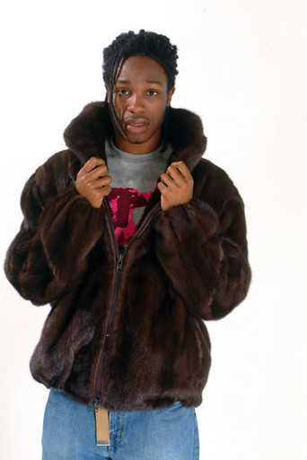 Brown Mink Bomber Fur Jacket - furoutlet