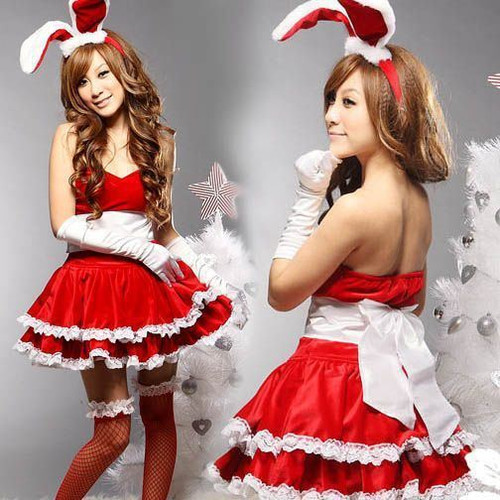 Halloween party clothes fun games uniforms Bunny Girl Photography clothes performance clothes fun