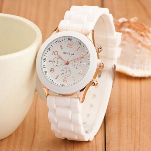 Silicone Watch Jelly Children Student Silicone Watch Couple Watches Trendy Fashion Men's and Women's Quartz Watch