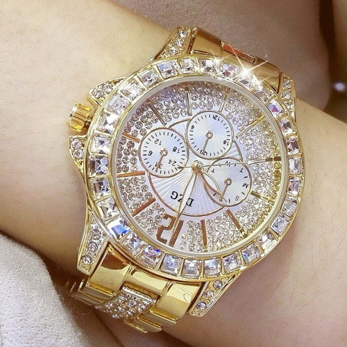 Fashion Women Watch with Diamond Watch Ladies Top Luxury Brand Ladies Casual Women Bracelet Crystal Watches