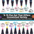 Dog Nail Polish Pens Quick Dry 15 Colors Pet Nail Polish for Dogs and Cats