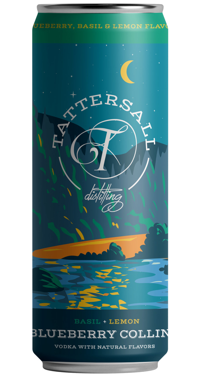 Tattersall, Blueberry Collins, 4- pack