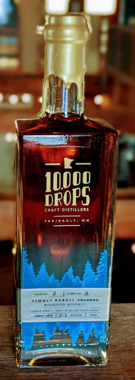 10,000 Drops 4 yr Single Barrel Bourbon Whiskey