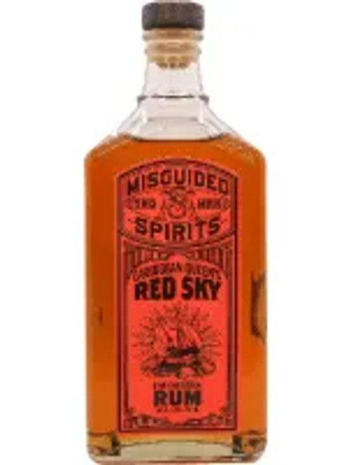 Misguided Spirits Caribbean Queen's Red Sky Rum