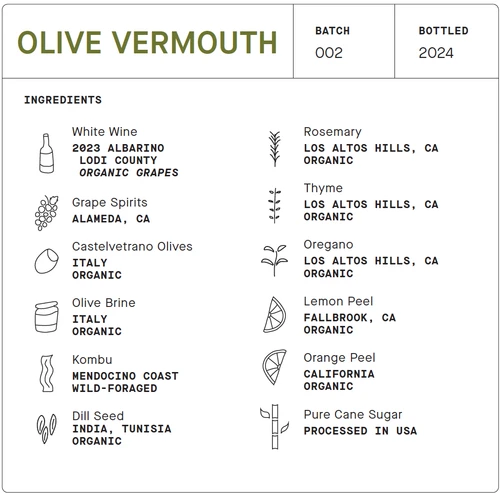 VESO Olive Vermouth Aperitif