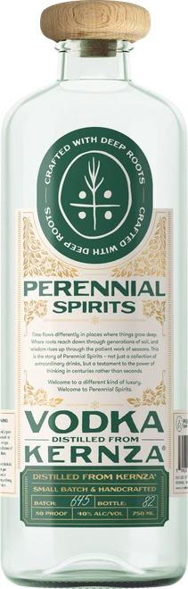Perennial Spirits Small Batch Kernza Vodka