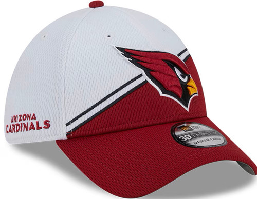 Men’s Arizona Cardinals New Era White/Cardinal 2023 Sideline 39Thirty Flex Hat Men’s Arizona Cardinals New Era White/Cardinal 2023 Sideline 39Thirty Flex Hat