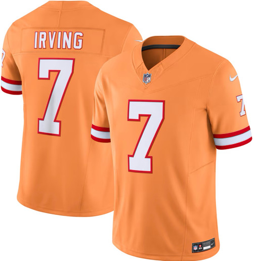 Men’s Tampa Bay Buccaneers Bucky Irving Nike Orange Limited Jersey