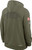 Men’s Green Bay Packers Nike Olive 2025 Salute to Service Sideline Standard Issue Dri-FIT Hoodie